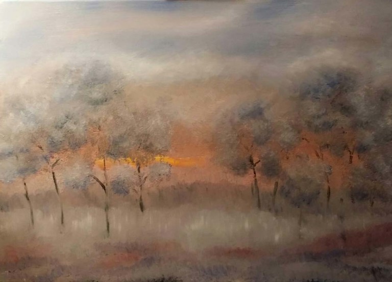 November- og alt er tilgitt, 50×70 cm, olje SOLGT