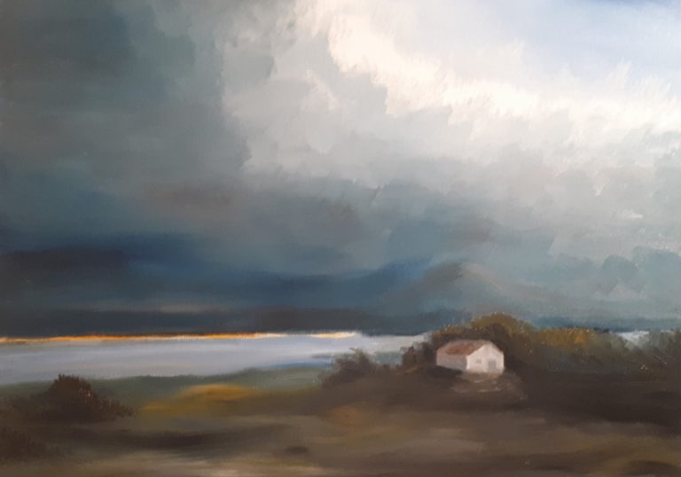 Morgengry, Helgeland 60×70 cm SOLGT