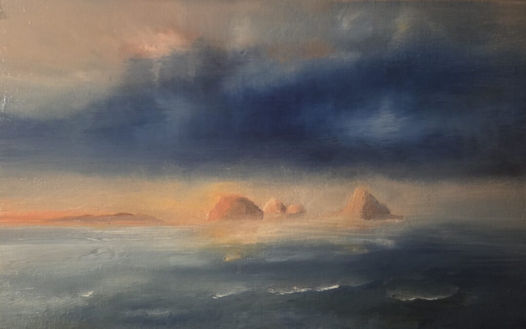 &laquo;The secret islands&raquo; 40×60 cm, oil